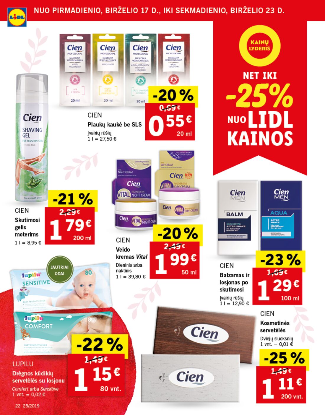 Lidl savaitinis leidinys akcijos nuo 
  2019-06-17 iki 
  2019-06-23 | Leidinukas.lt puslapis 22