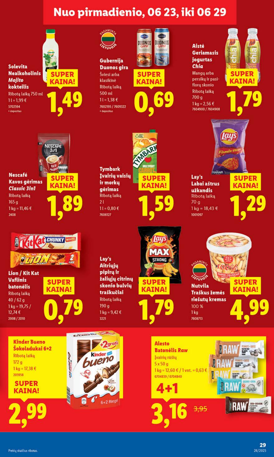 Lidl leidinys akcijos nuo 
  2025-06-23 iki 
  2025-06-29 | Leidinukas.lt puslapis 29