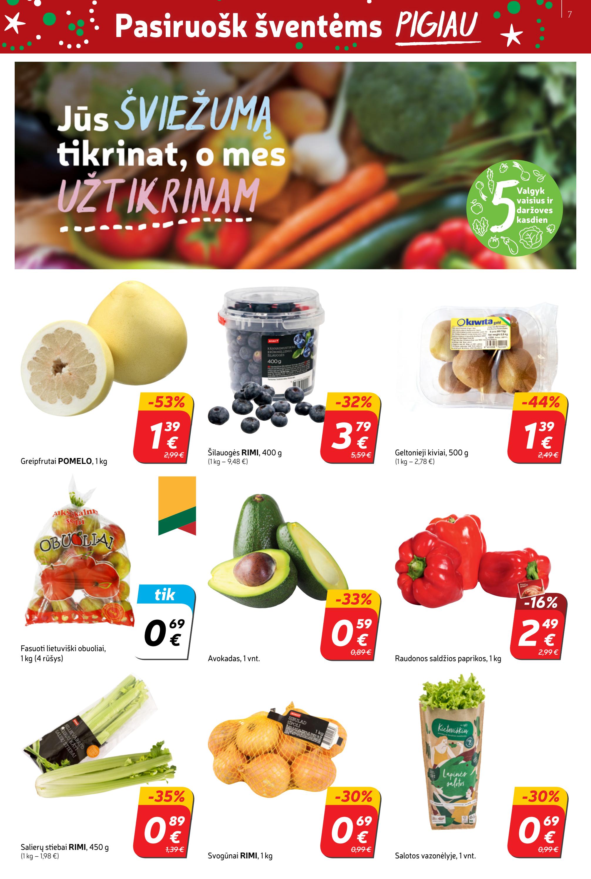 Rimi savaitinis leidinys akcijos nuo 
  2022-11-29 iki 
  2022-12-05 | Leidinukas.lt puslapis 7