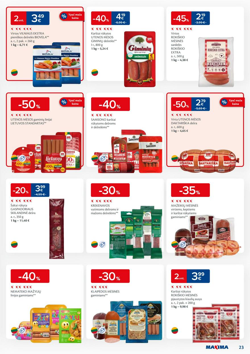 Maxima leidinys akcijos nuo 
  2024-03-19 iki 
  2024-03-25 | Leidinukas.lt puslapis 23