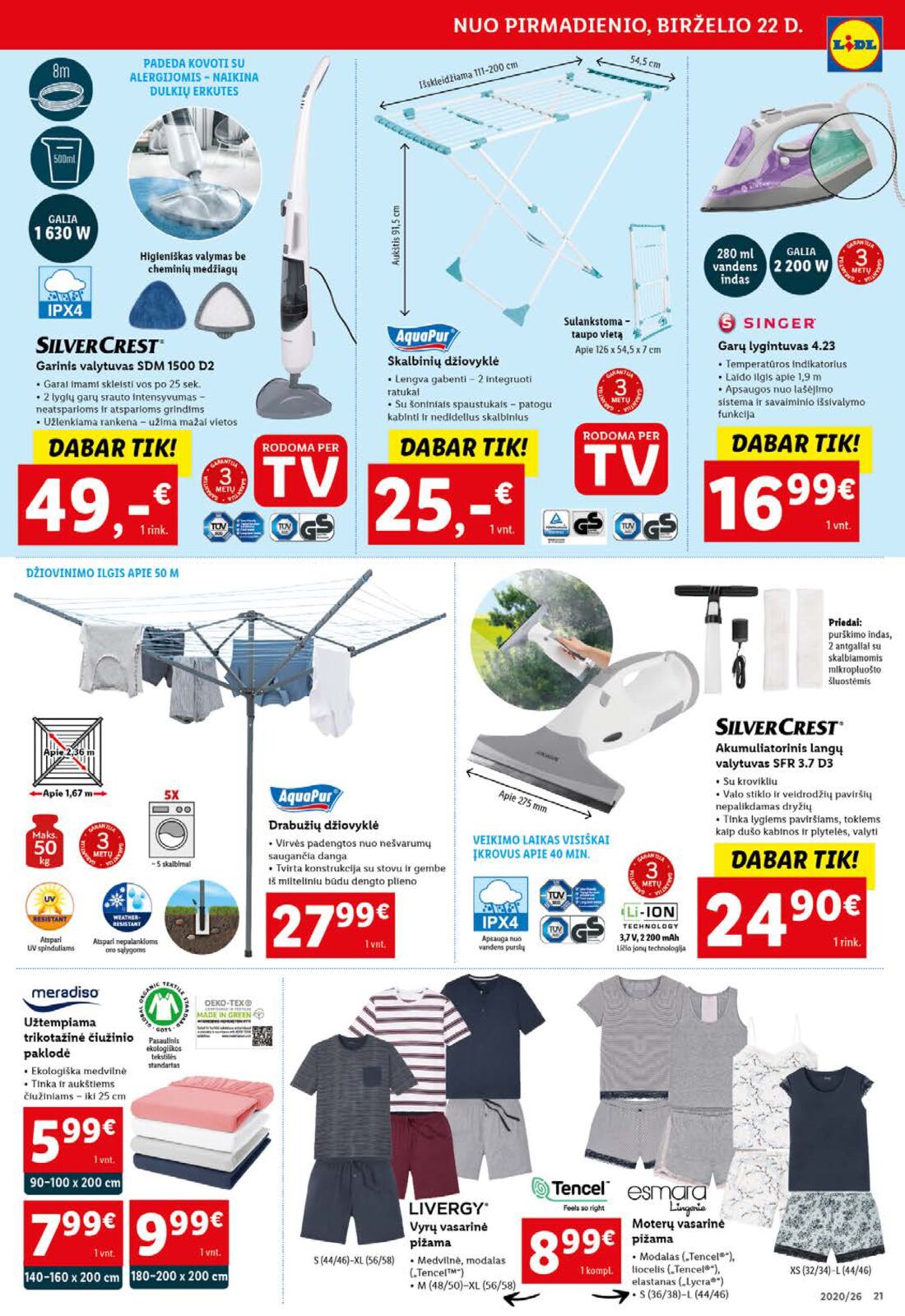 Lidl savaitinis leidinys akcijos nuo 
  2020-06-22 iki 
  2020-06-28 | Leidinukas.lt puslapis 21