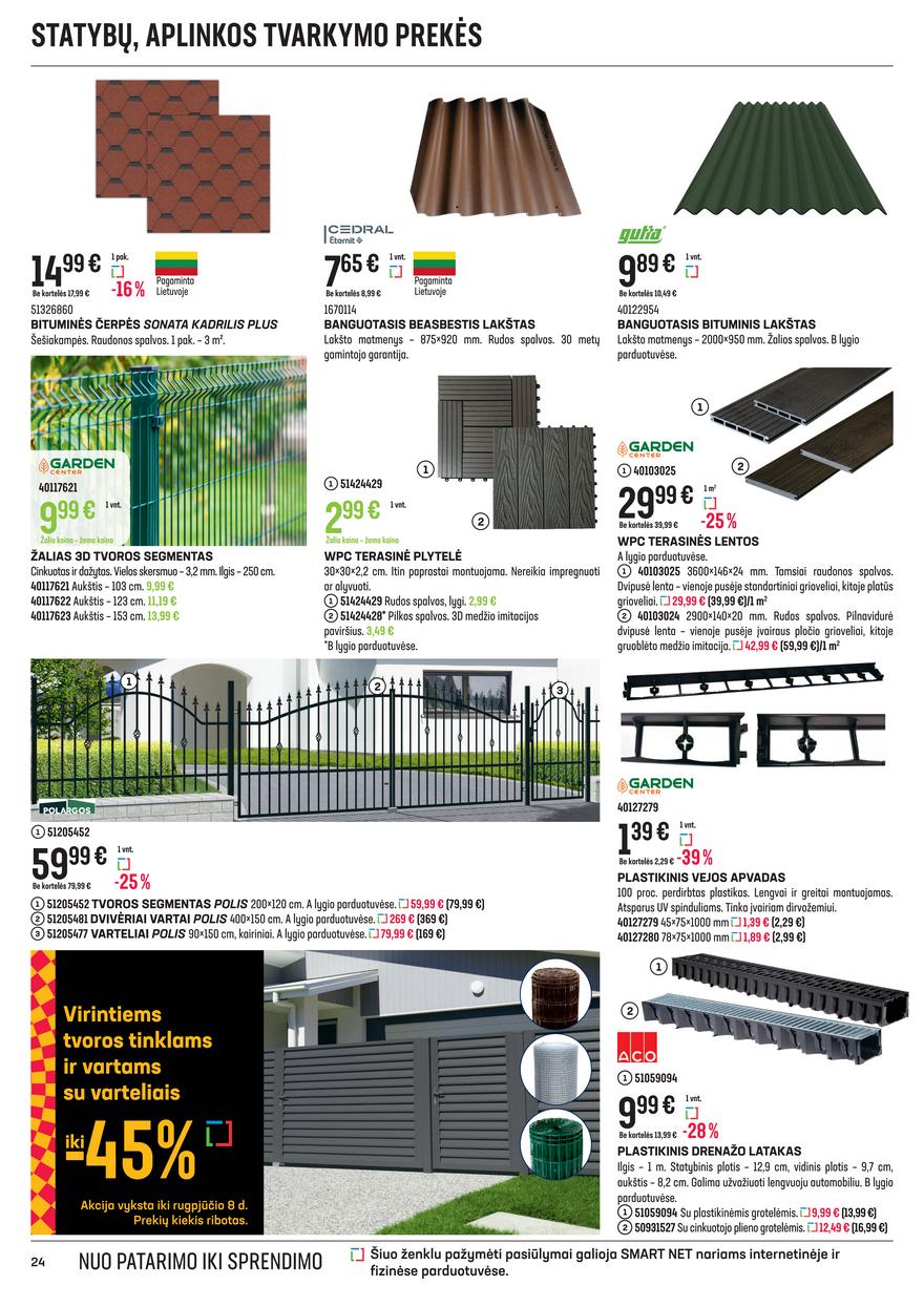 Senukai leidinys akcijos nuo 
  2022-07-20 iki 
  2022-08-08 | Leidinukas.lt puslapis 24