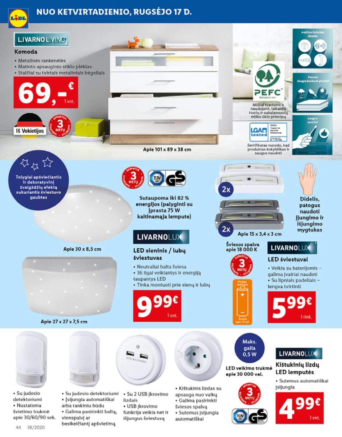 Lidl savaitinis leidinys akcijos nuo 
  2020-09-14 iki 
  2020-09-20 | Leidinukas.lt puslapis 44