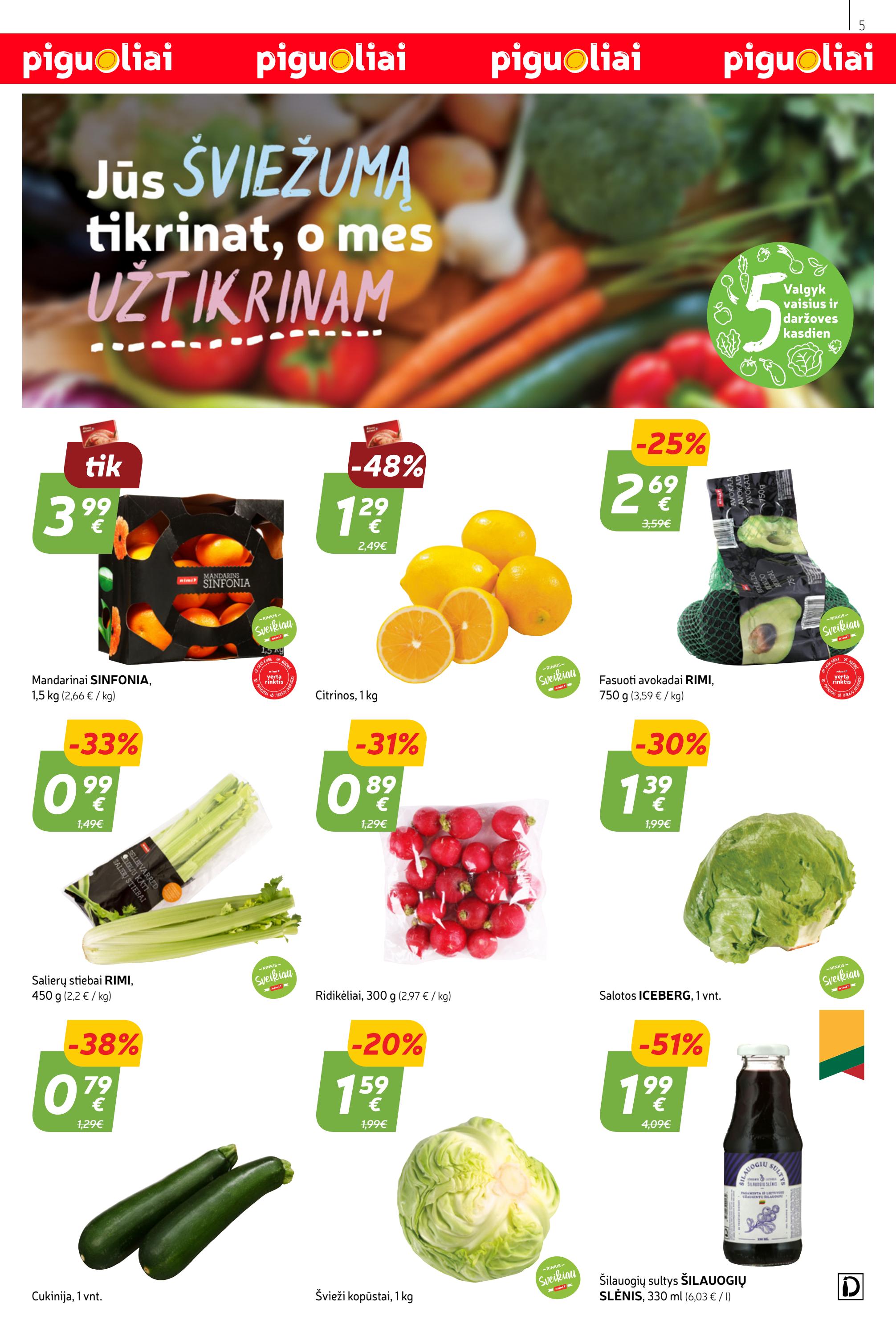 Rimi savaitinis leidinys akcijos nuo 
  2023-03-21 iki 
  2023-03-27 | Leidinukas.lt puslapis 5