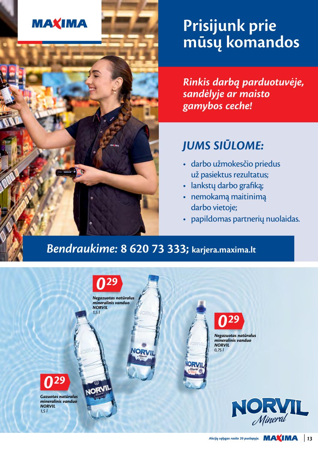 Maxima kaininis leidinys akcijos nuo 
  2020-01-07 iki 
  2020-01-13 | Leidinukas.lt puslapis 13