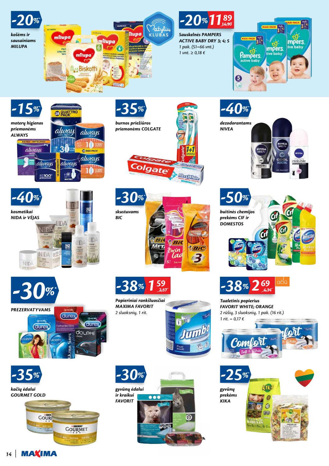 Maxima kaininis leidinys akcijos nuo 
  2020-02-11 iki 
  2020-02-17 | Leidinukas.lt puslapis 14