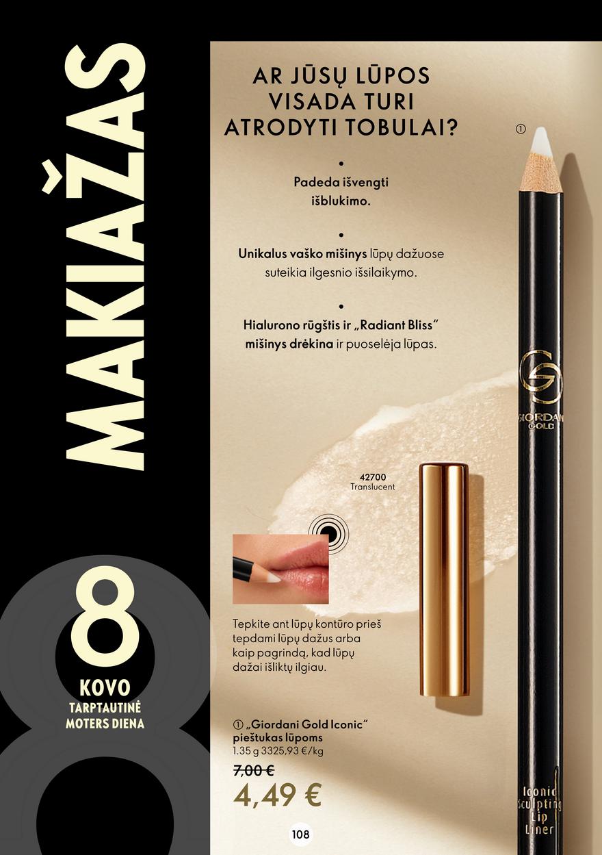 Oriflame katalogas akcijos nuo 
  2023-02-01 iki 
  2023-02-21 | Leidinukas.lt puslapis 108