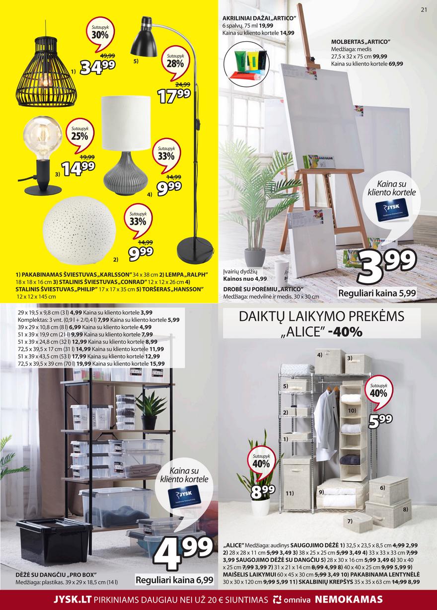 Jysk leidinys akcijos nuo 
  2022-01-18 iki 
  2022-01-31 | Leidinukas.lt puslapis 21