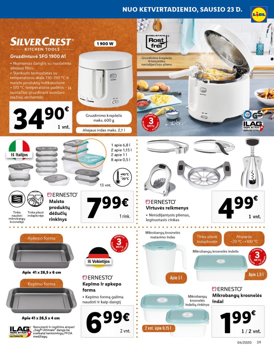 Lidl savaitinis leidinys akcijos nuo 
  2020-01-20 iki 
  2020-01-26 | Leidinukas.lt puslapis 39