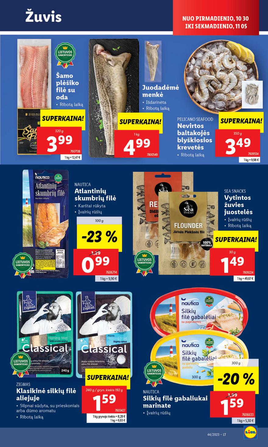 Lidl pasiūlymai akcijos nuo 
  2023-10-30 iki 
  2023-11-05 | Leidinukas.lt puslapis 28
