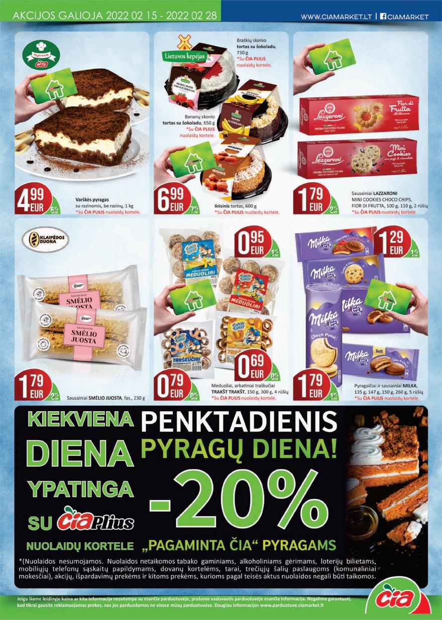 Čia market leidinys akcijos nuo 
  2022-02-15 iki 
  2022-02-28 | Leidinukas.lt puslapis 9