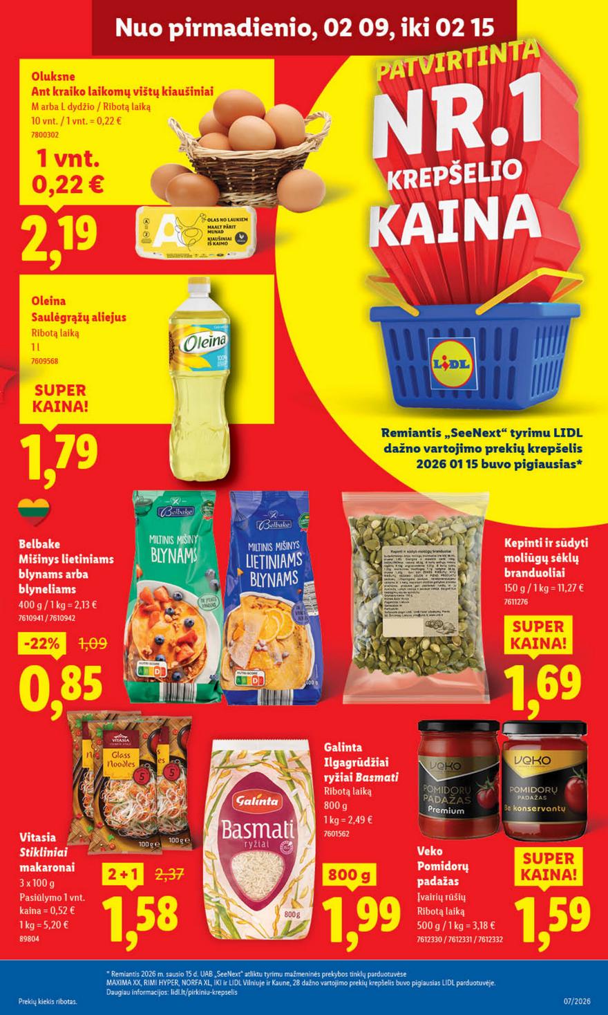 Lidl leidinys akcijos nuo 
  2026-02-09 iki 
  2026-02-15 | Leidinukas.lt puslapis 15