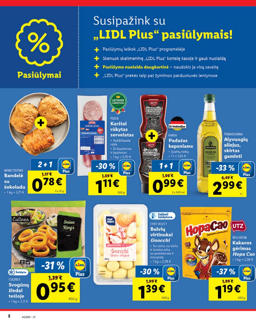 Lidl maisto prekių pasiūlymai akcijos nuo 
  2021-11-01 iki 
  2021-11-07 | Leidinukas.lt puslapis 2