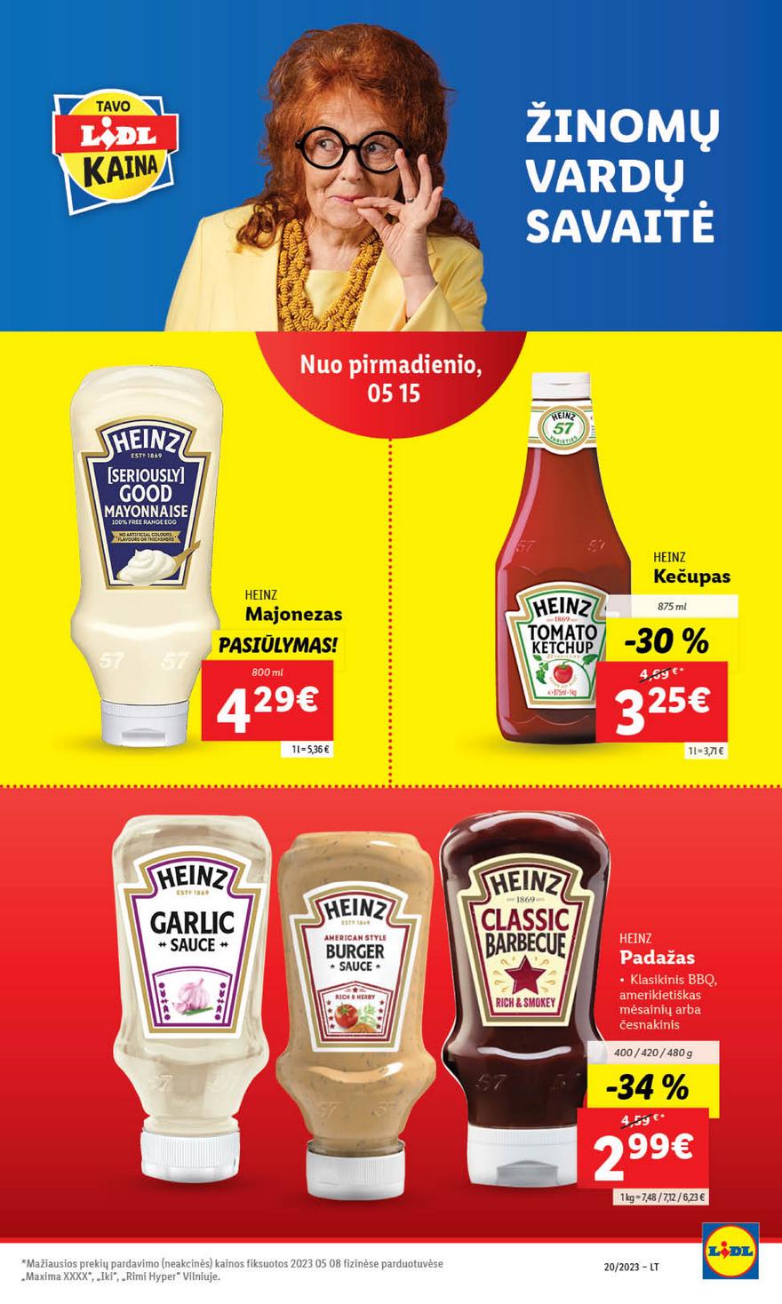 Lidl maisto prekių pasiūlymai akcijos nuo 
  2023-05-15 iki 
  2023-05-21 | Leidinukas.lt puslapis 36