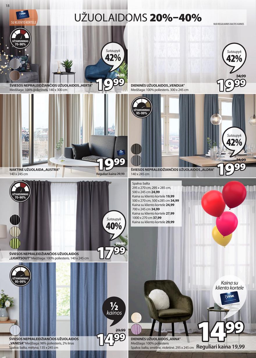 Jysk leidinys akcijos nuo 
  2021-10-05 iki 
  2021-10-18 | Leidinukas.lt puslapis 18
