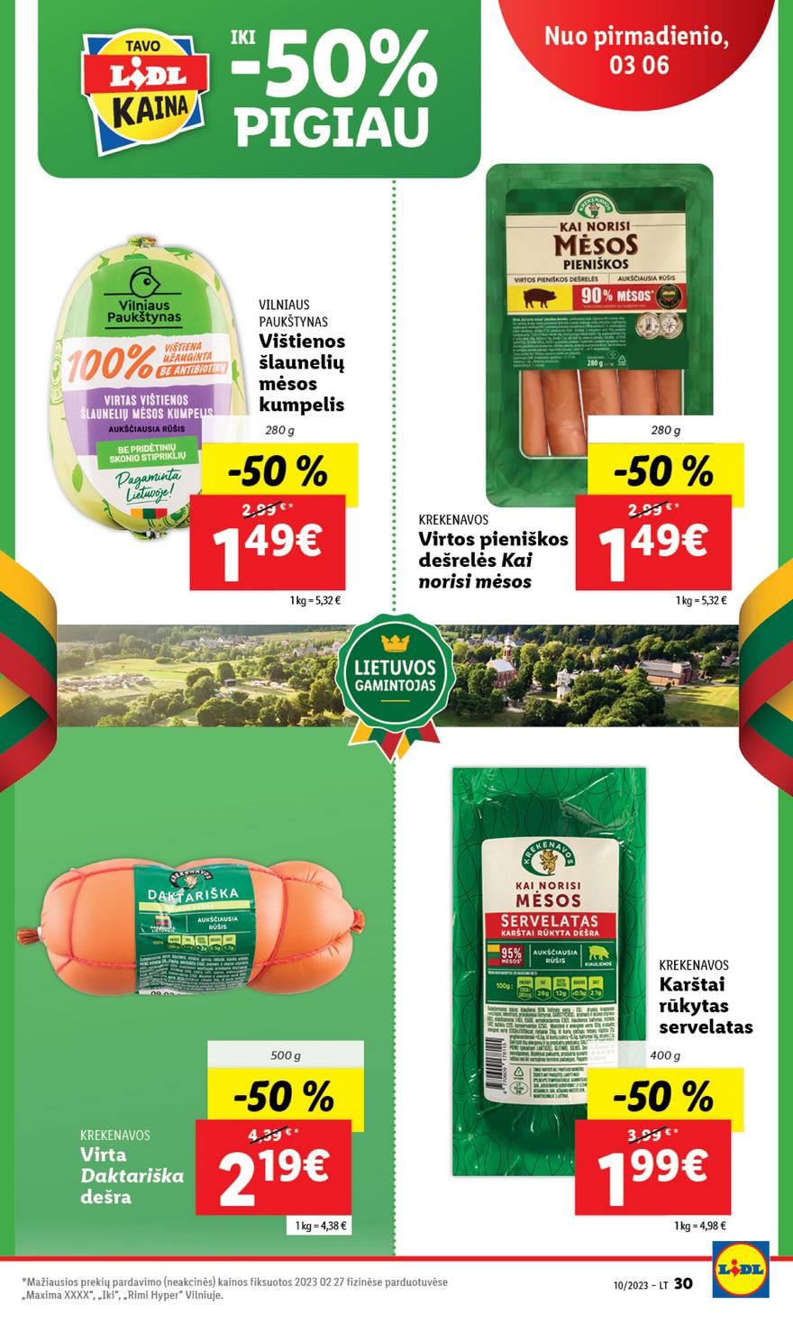 Lidl pasiūlymai akcijos nuo 
  2023-03-03 iki 
  2023-03-12 | Leidinukas.lt puslapis 30