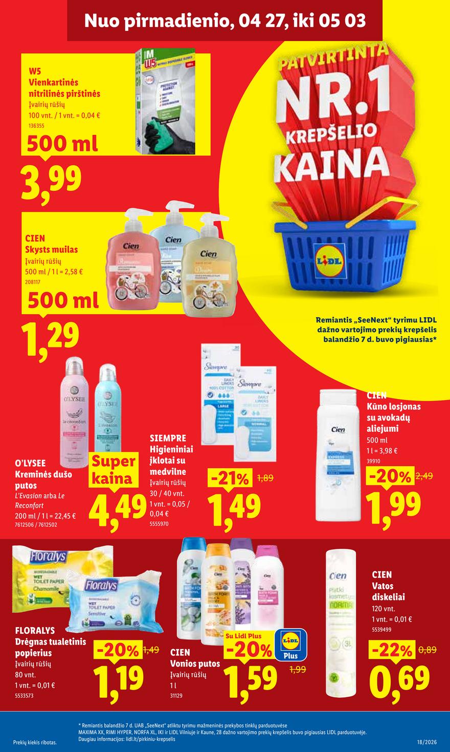 Lidl leidinys naujas akcijos nuo 
  2026-04-27 iki 
  2026-05-03 | Leidinukas.lt puslapis 21