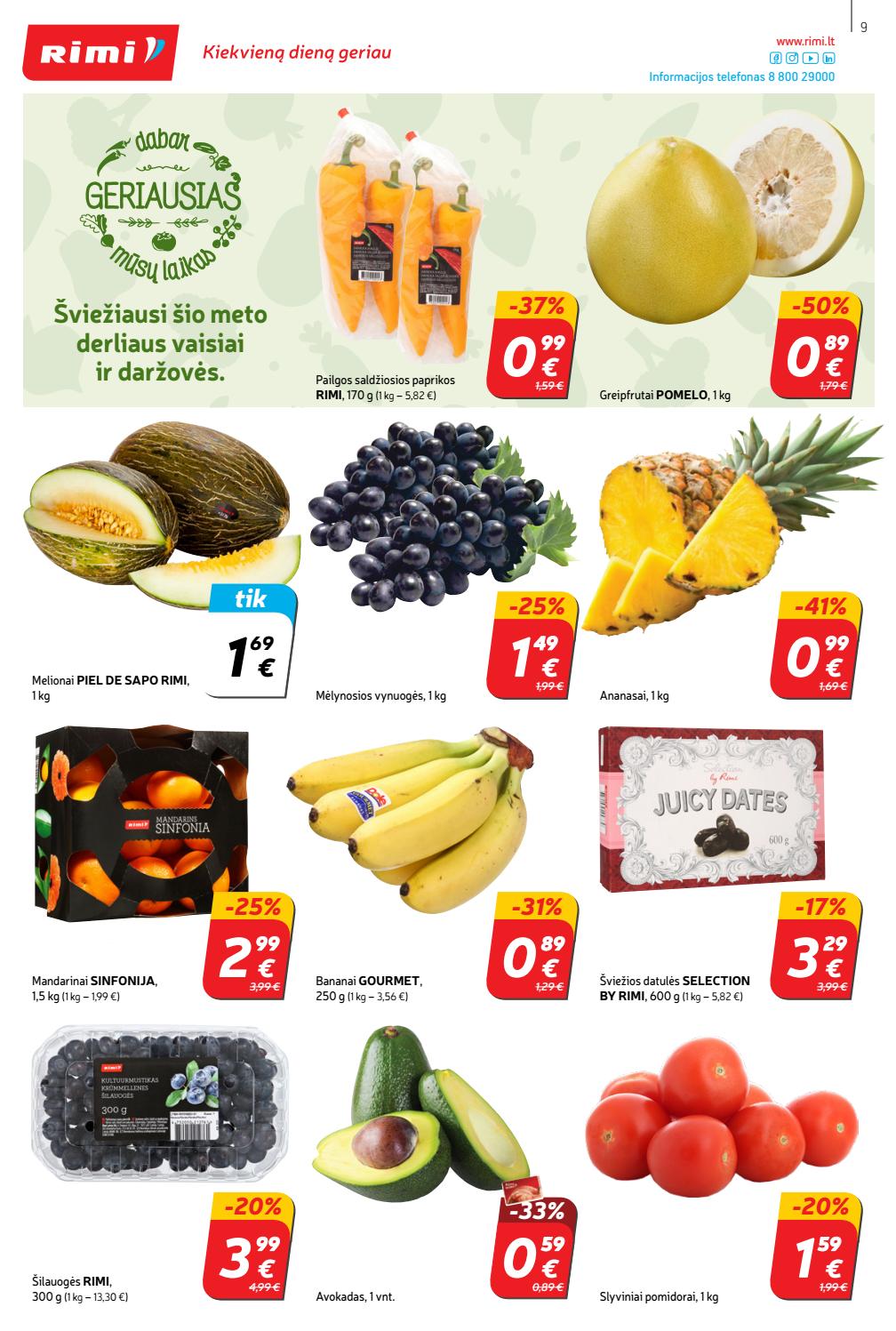 Rimi savaitinis leidinys akcijos nuo 
  2019-11-19 iki 
  2019-11-25 | Leidinukas.lt puslapis 9