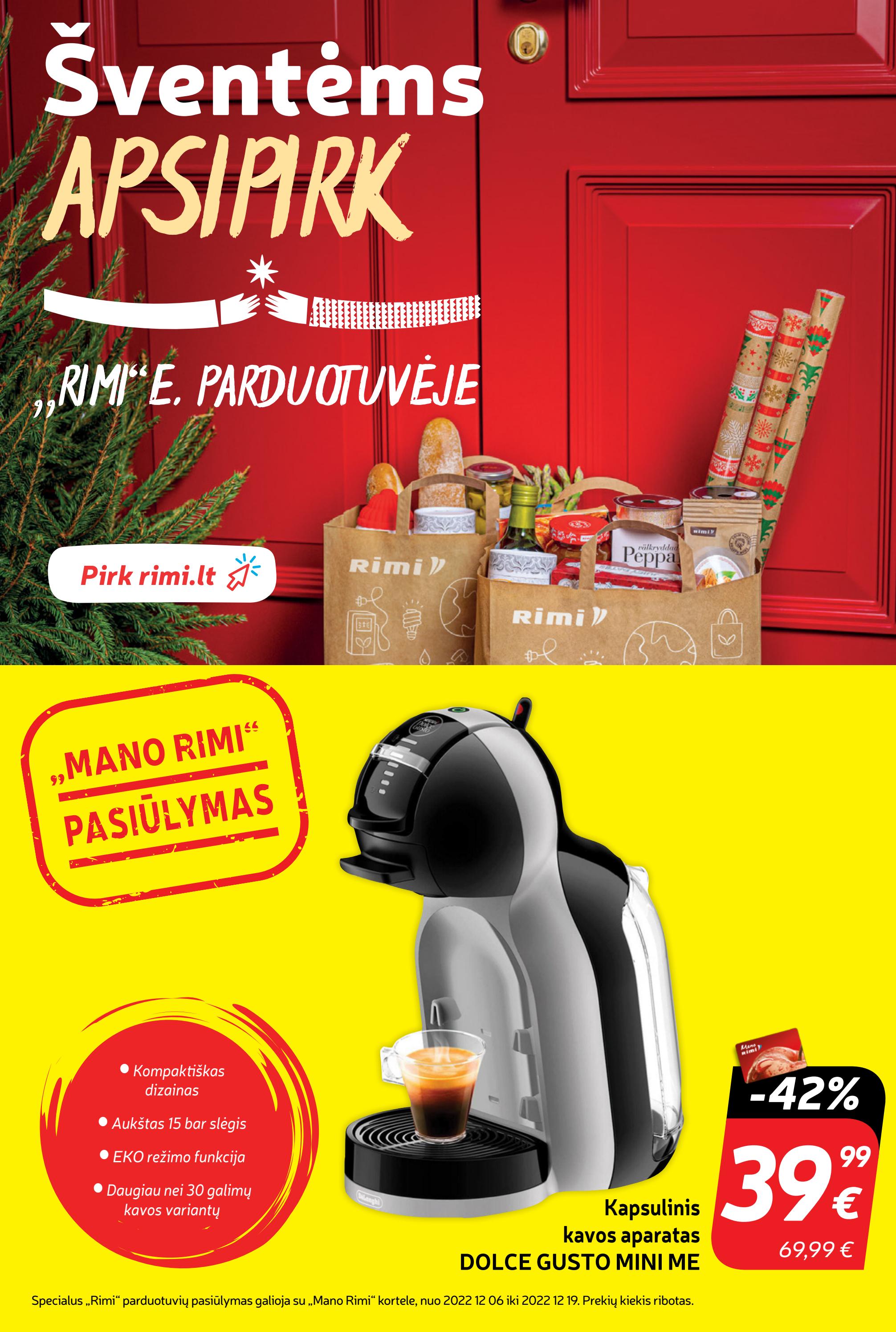 Rimi savaitinis leidinys akcijos nuo 
  2022-12-06 iki 
  2022-12-12 | Leidinukas.lt puslapis 8