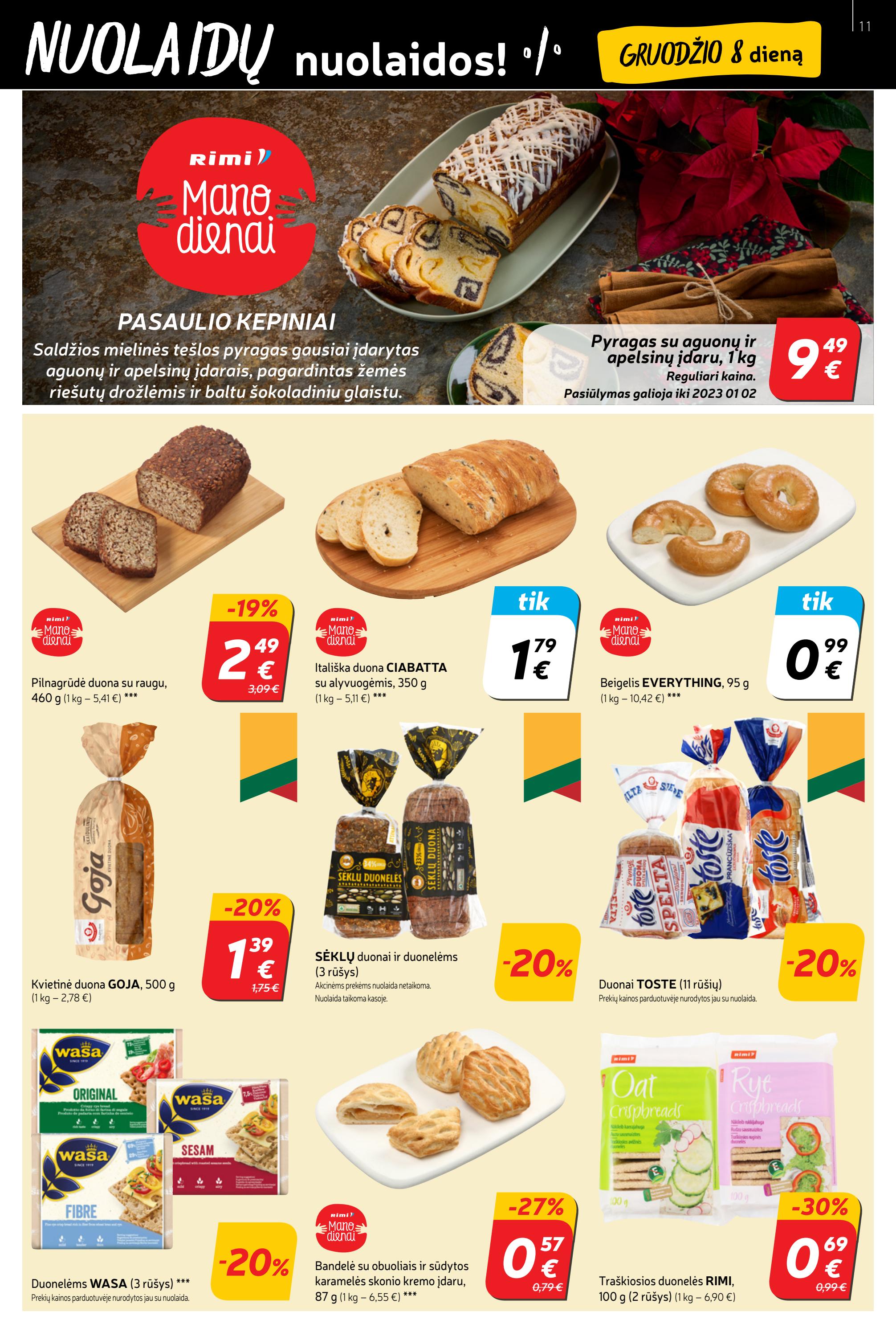 Rimi savaitinis leidinys akcijos nuo 
  2022-12-06 iki 
  2022-12-12 | Leidinukas.lt puslapis 11