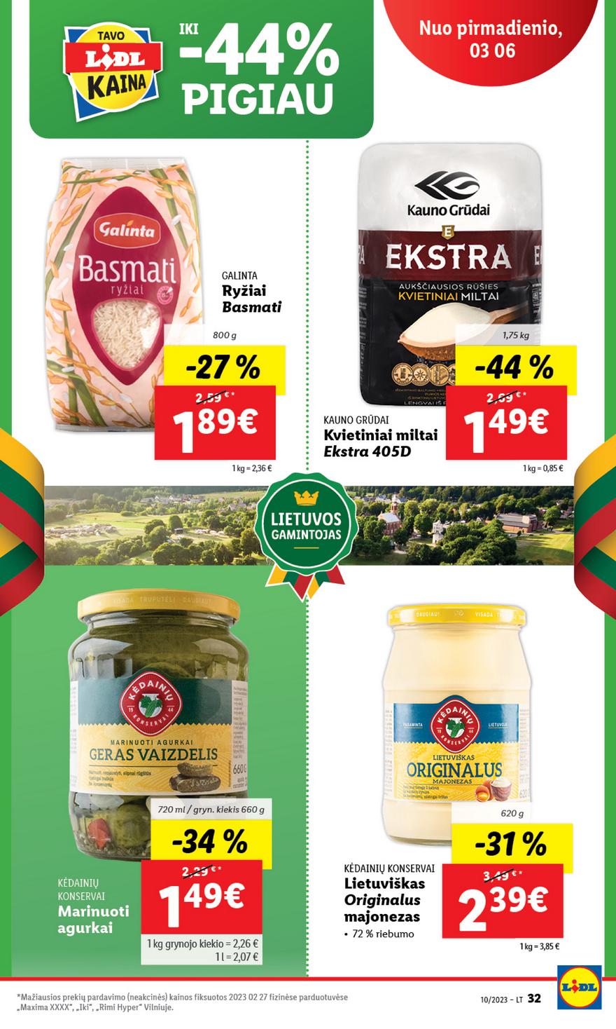 Lidl pasiūlymai akcijos nuo 
  2023-03-03 iki 
  2023-03-12 | Leidinukas.lt puslapis 32