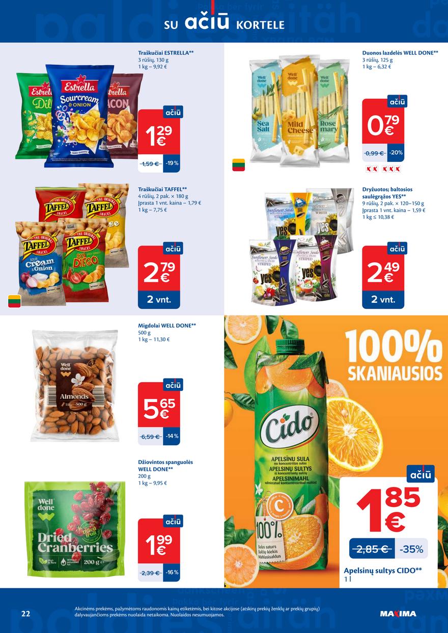 Maxima leidinys akcijos nuo 
  2026-04-07 iki 
  2026-04-13 | Leidinukas.lt puslapis 22