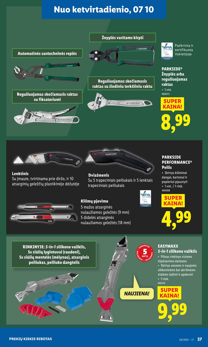 Lidl ne maisto leidinys akcijos nuo 
  2025-07-07 iki 
  2025-07-13 | Leidinukas.lt puslapis 37