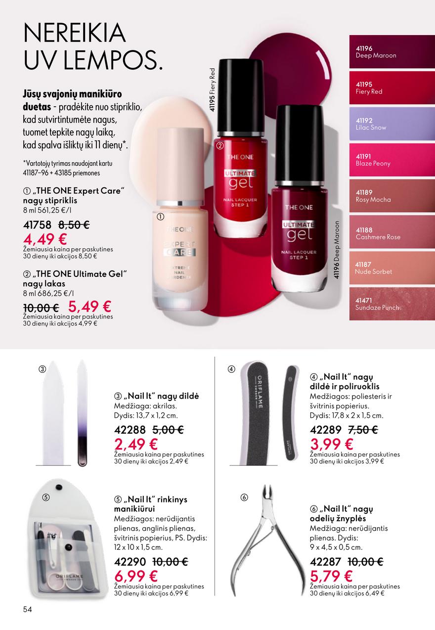 Oriflame katalogas akcijos nuo 
  2026-02-18 iki 
  2026-03-10 | Leidinukas.lt puslapis 54