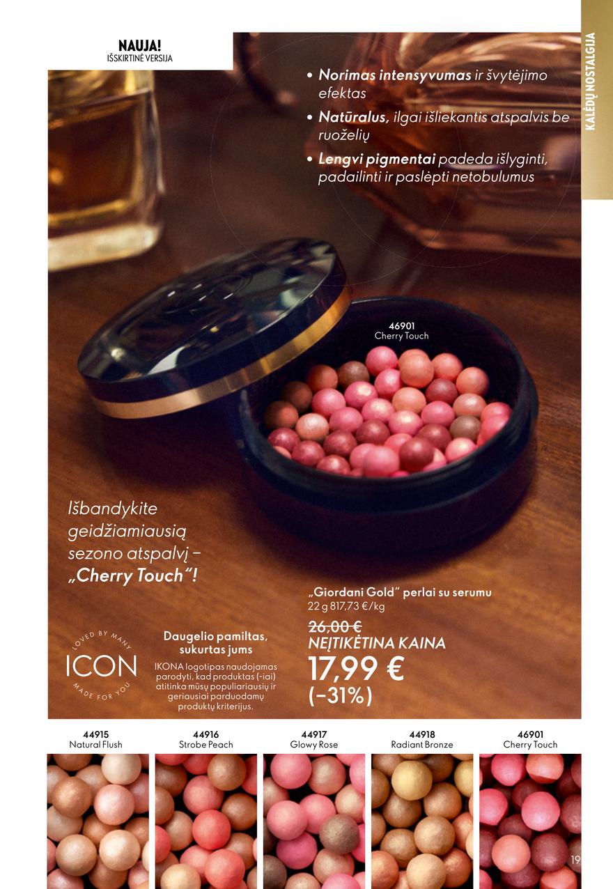 Oriflame katalogas akcijos nuo 
  2025-11-19 iki 
  2025-12-09 | Leidinukas.lt puslapis 19