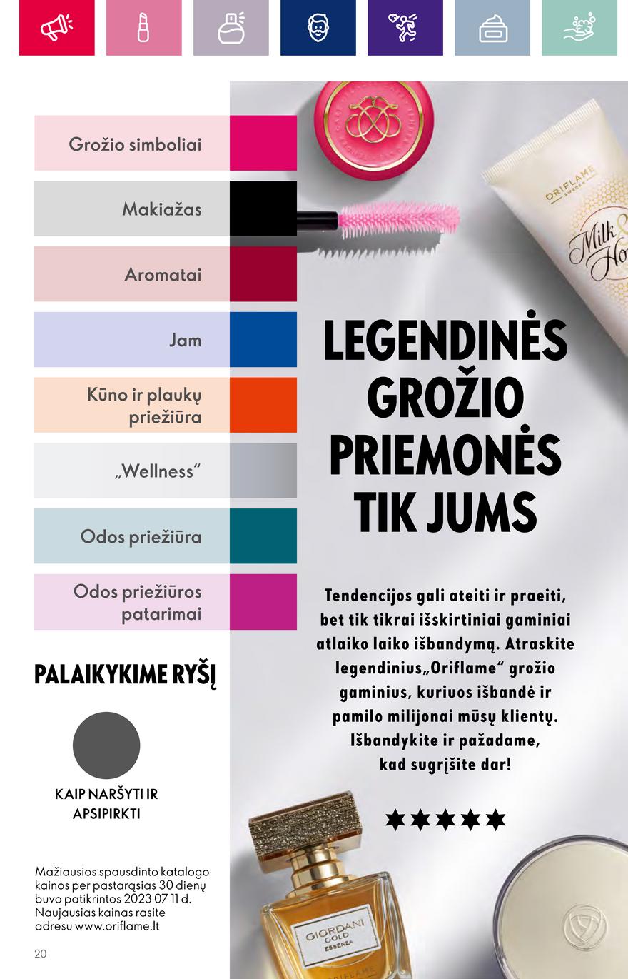 Oriflame katalogas akcijos nuo 
  2023-10-04 iki 
  2023-11-01 | Leidinukas.lt puslapis 20