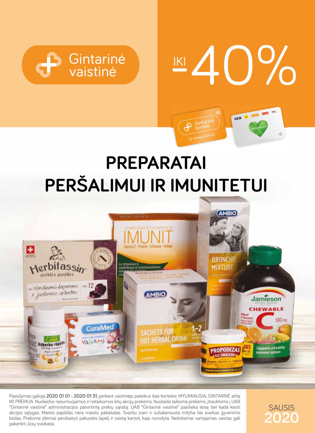 Gintarinė vaistinė leidinys akcijos nuo 
  2020-01-01 iki 
  2020-01-31 | Leidinukas.lt puslapis 1