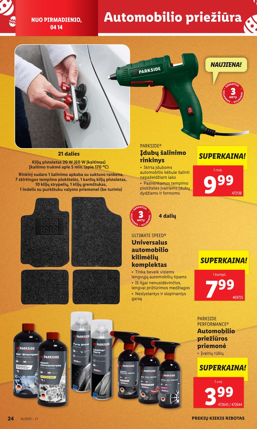 Lidl ne maisto leidinys akcijos nuo 
  2025-04-14 iki 
  2025-04-19 | Leidinukas.lt puslapis 24
