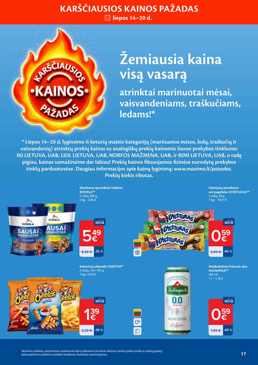 Maxima leidinys akcijos nuo 
  2026-07-14 iki 
  2026-07-20 | Leidinukas.lt puslapis 17