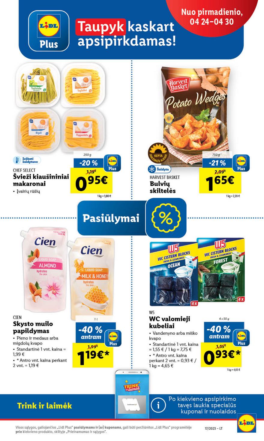 Lidl maisto prekių pasiūlymai akcijos nuo 
  2023-04-24 iki 
  2023-05-01 | Leidinukas.lt puslapis 20
