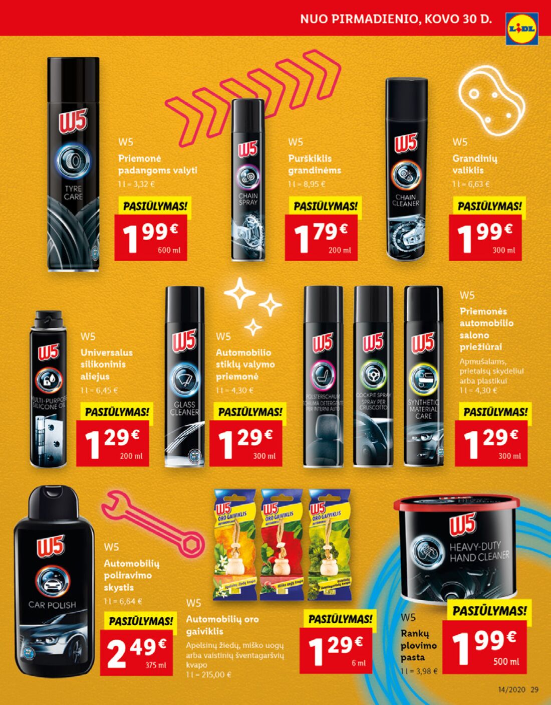 Lidl savaitinis leidinys akcijos nuo 
  2020-03-30 iki 
  2020-04-05 | Leidinukas.lt puslapis 29