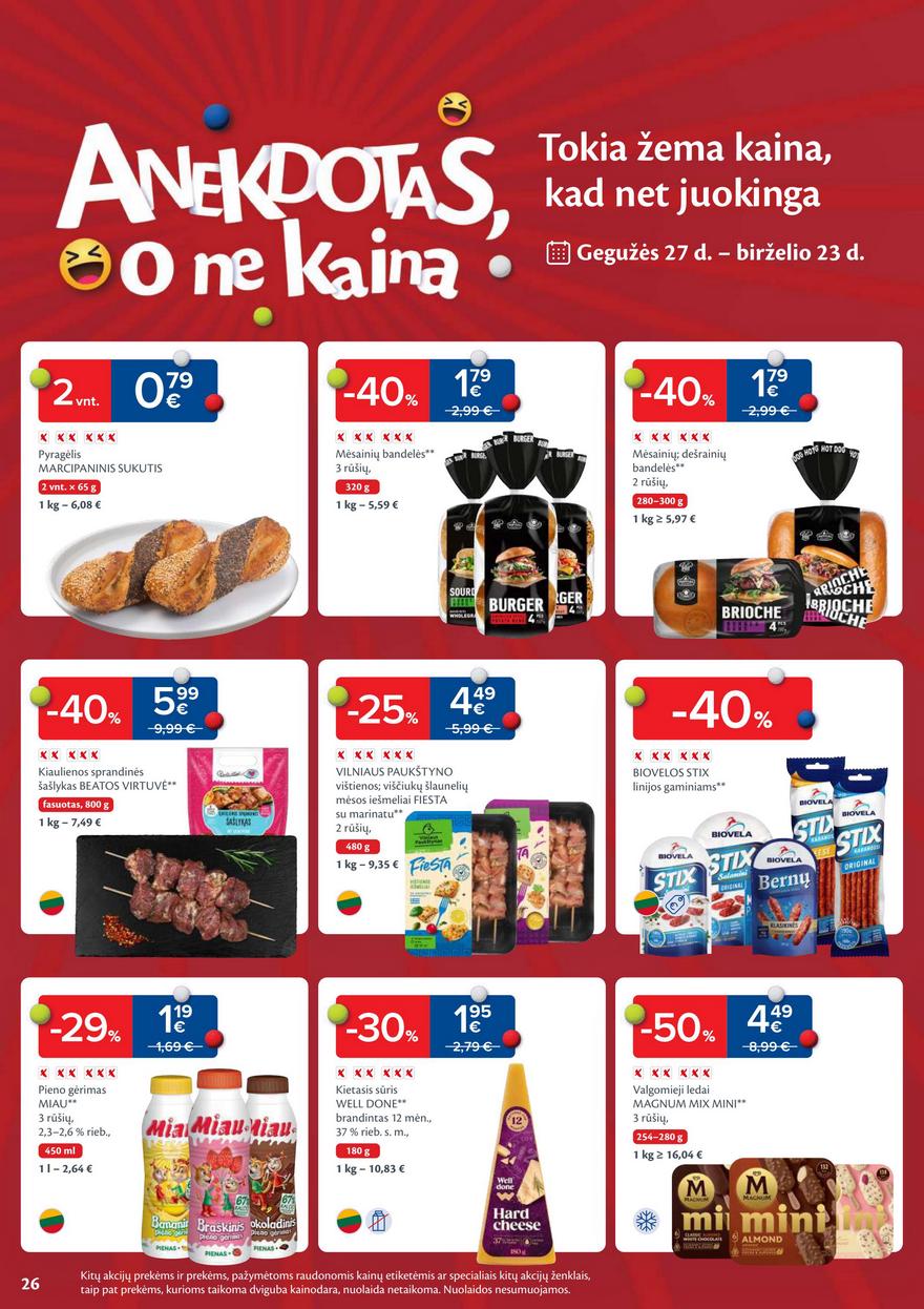 Maxima leidinys akcijos nuo 
  2025-06-17 iki 
  2025-06-23 | Leidinukas.lt puslapis 26