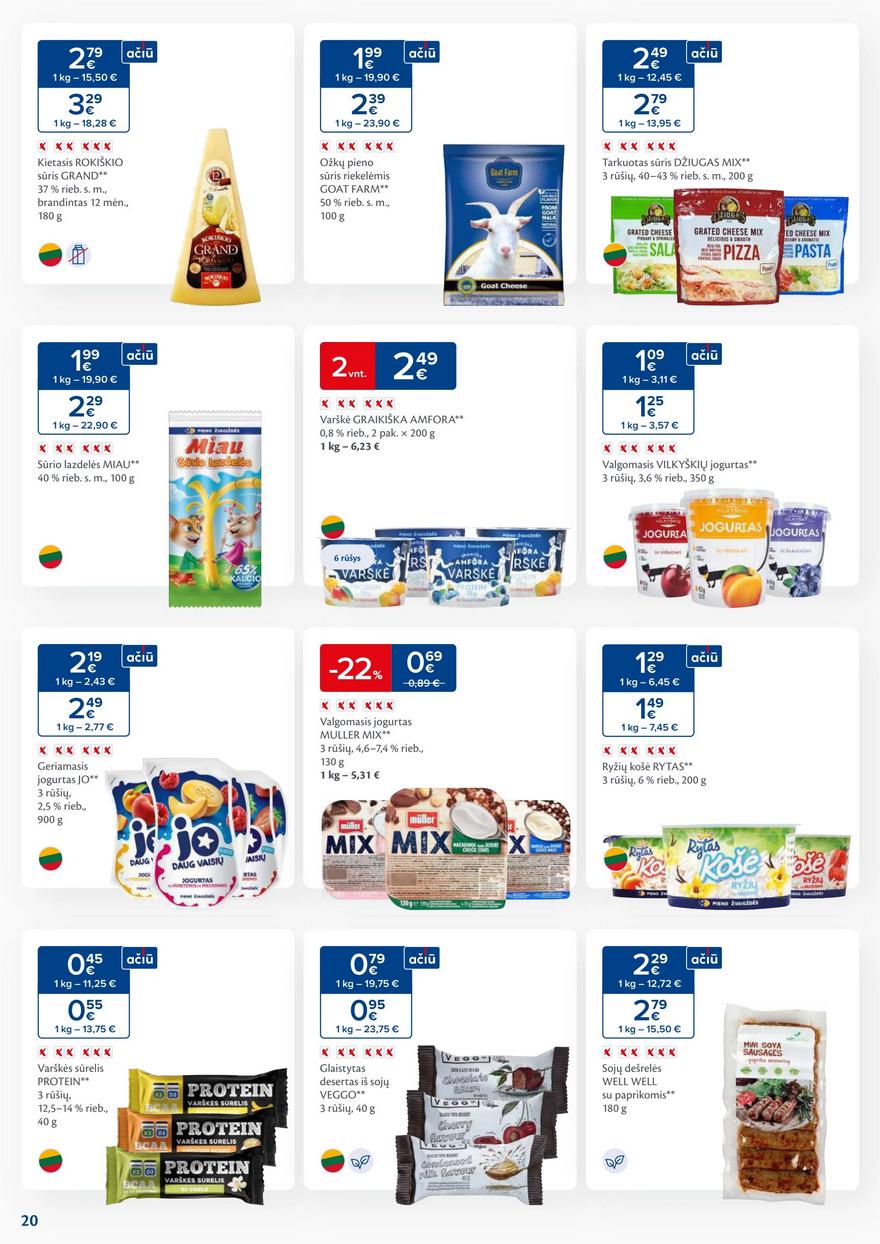 Maxima savaitinis leidinys akcijos nuo
2024-04-30 iki
2024-05-06 | Leidinukas.lt puslapis 20