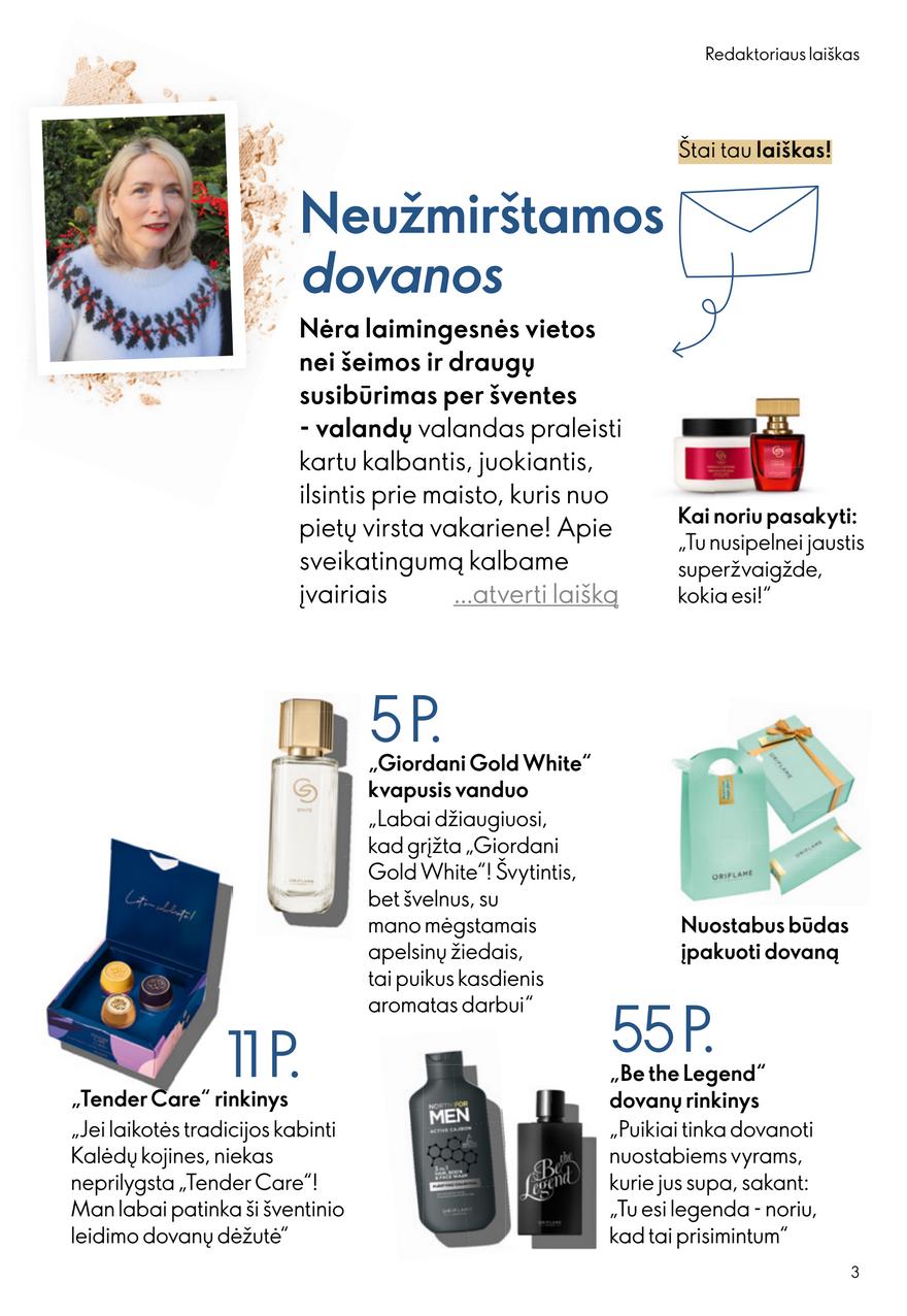 Oriflame katalogas akcijos nuo 
  2025-12-10 iki 
  2025-12-30 | Leidinukas.lt puslapis 3