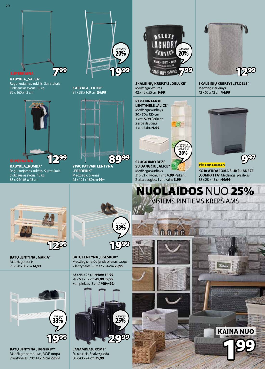 Jysk leidinys akcijos nuo 
  2020-01-28 iki 
  2020-02-10 | Leidinukas.lt puslapis 20