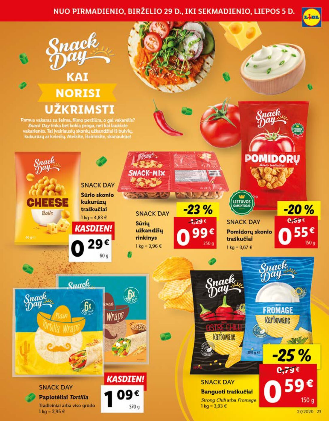 Lidl savaitinis leidinys akcijos nuo 
  2020-06-29 iki 
  2020-07-05 | Leidinukas.lt puslapis 23