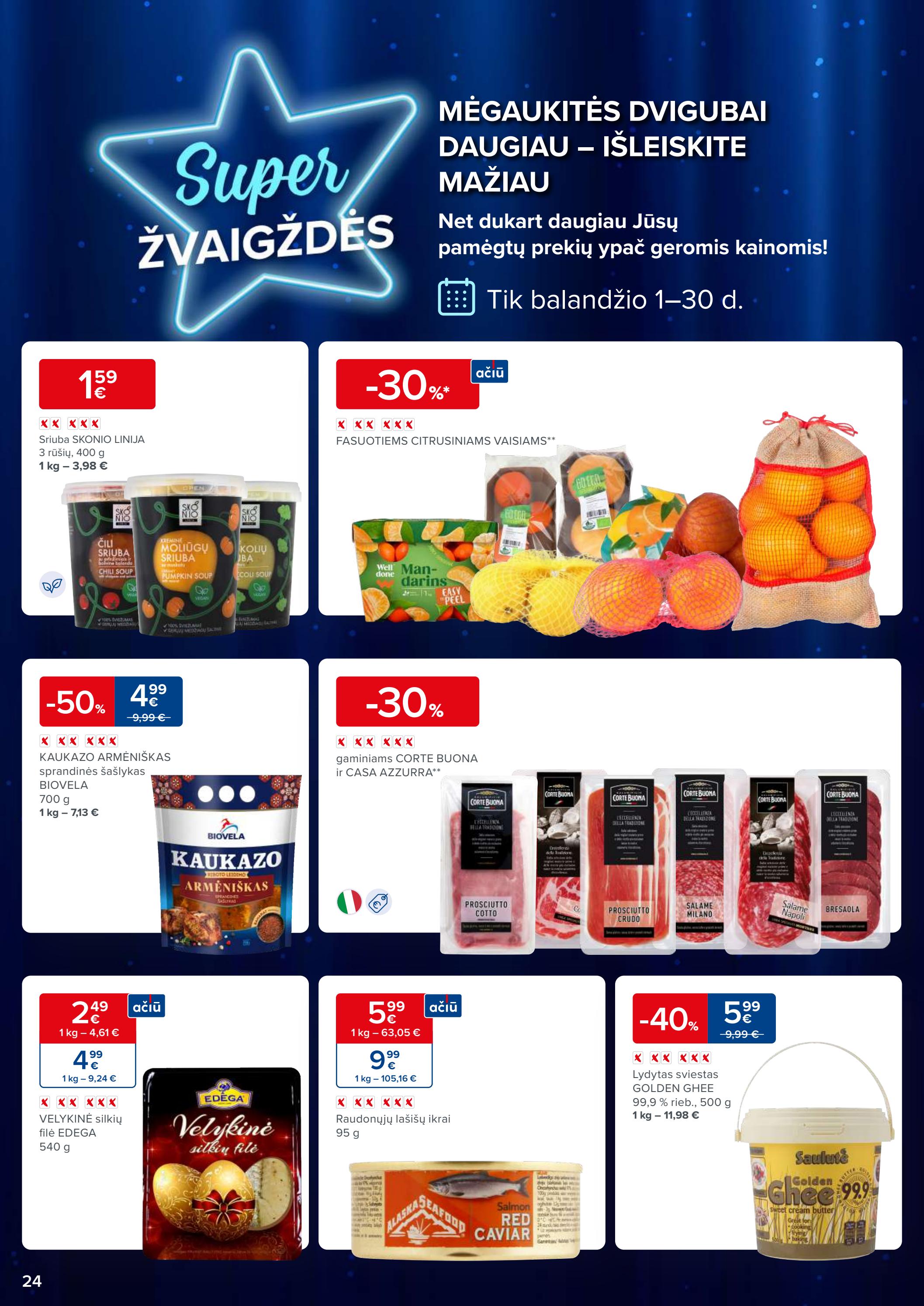 Maxima kaininis leidinys akcijos nuo 
  2023-04-11 iki 
  2023-04-17 | Leidinukas.lt puslapis 24