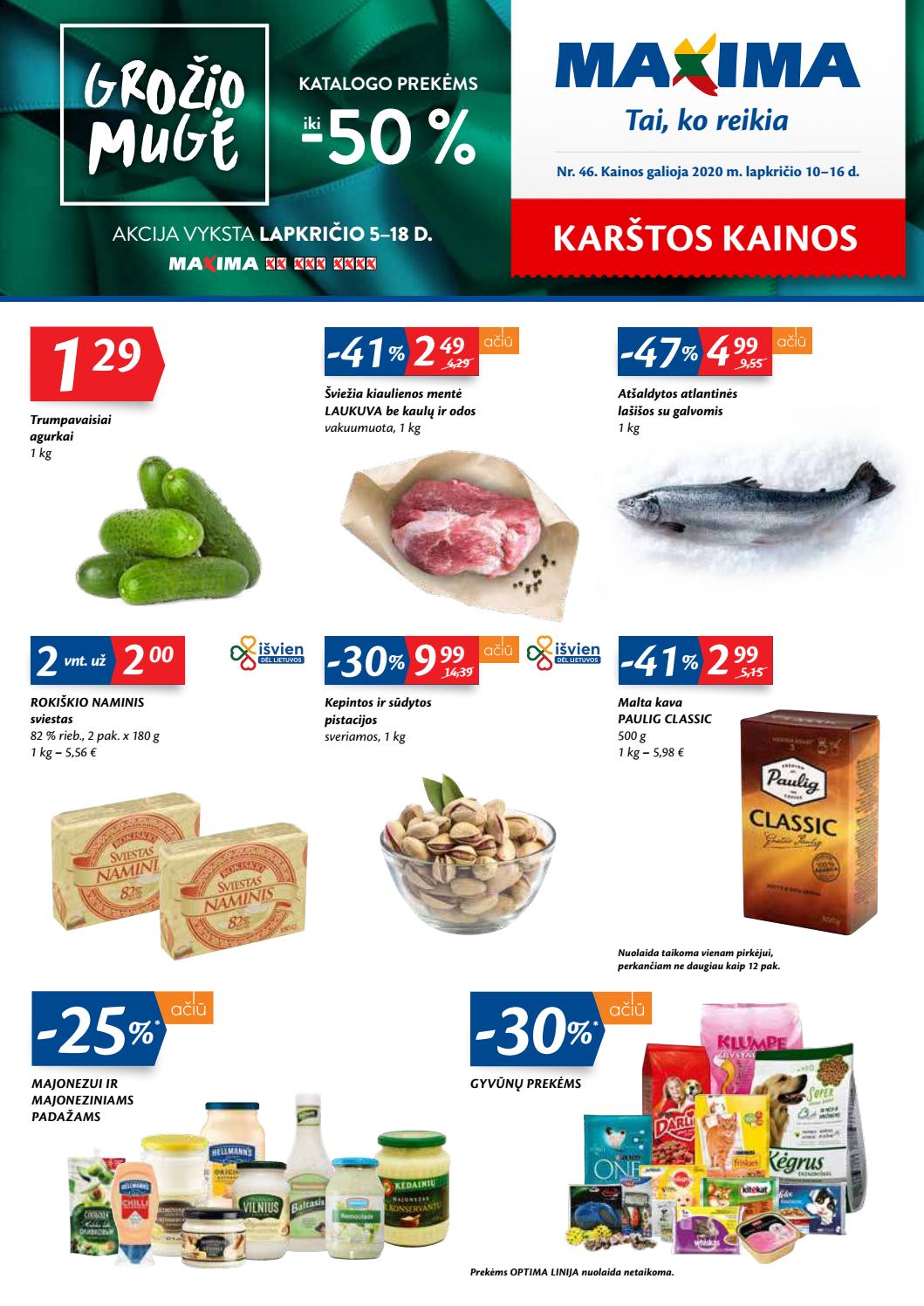 Maxima kaininis leidinys akcijos nuo 
  2020-11-10 iki 
  2020-11-16 | Leidinukas.lt puslapis 1