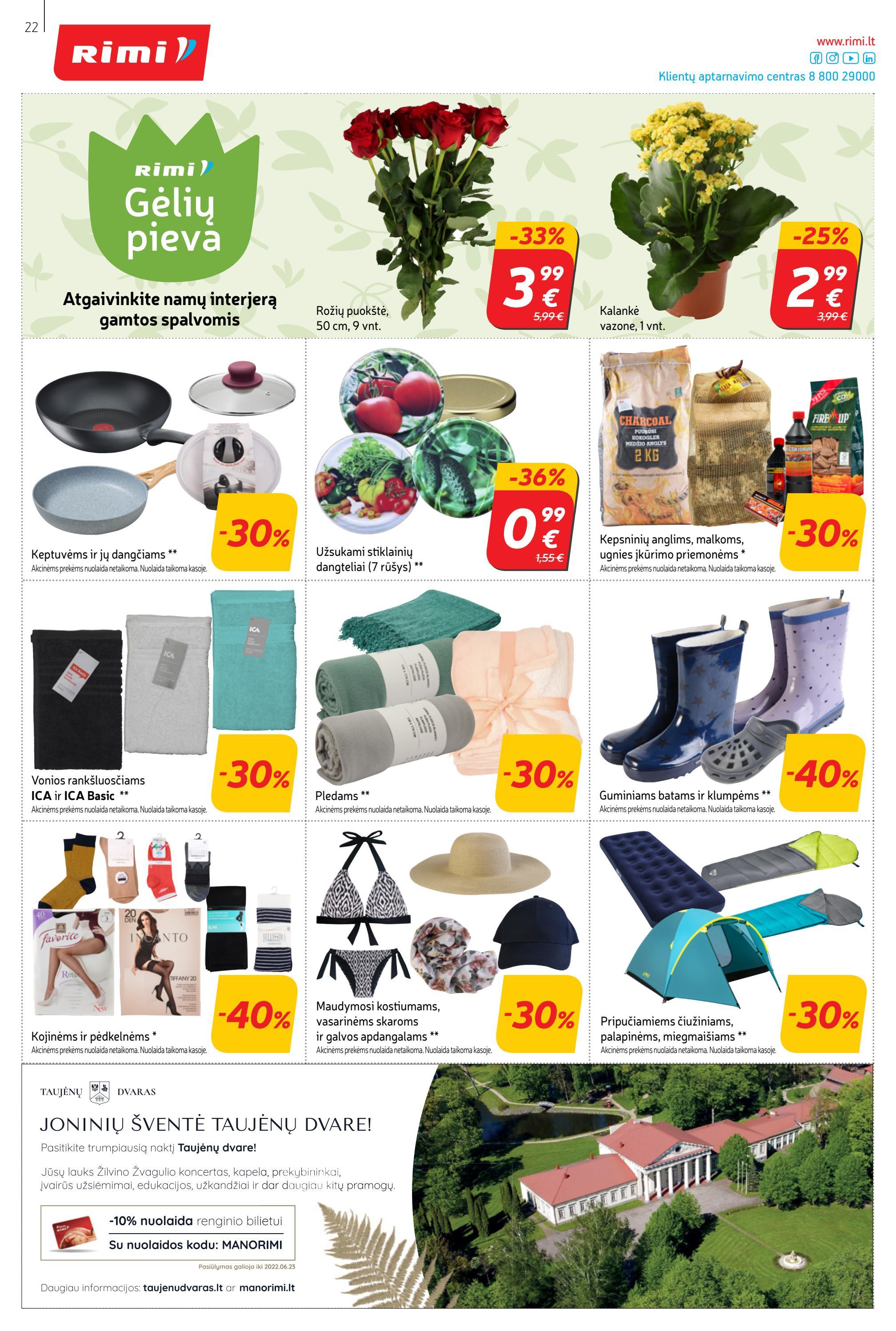 Rimi savaitinis leidinys akcijos nuo 
  2022-06-21 iki 
  2022-06-27 | Leidinukas.lt puslapis 22