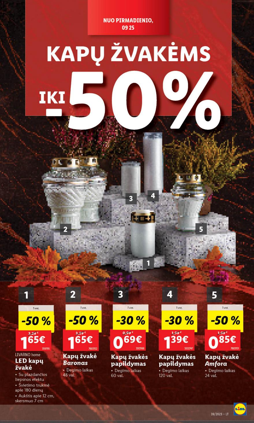 Lidl pasiūlymai akcijos nuo 
  2023-09-25 iki 
  2023-10-01 | Leidinukas.lt puslapis 34