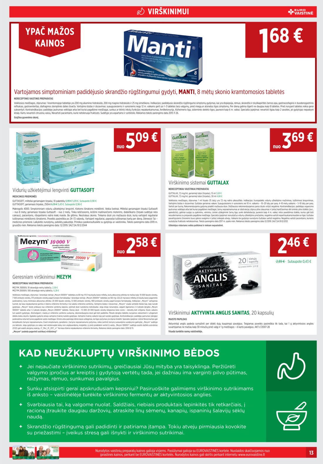 Euro vaistinė leidinys akcijos nuo 
  2020-09-01 iki 
  2020-09-30 | Leidinukas.lt puslapis 13