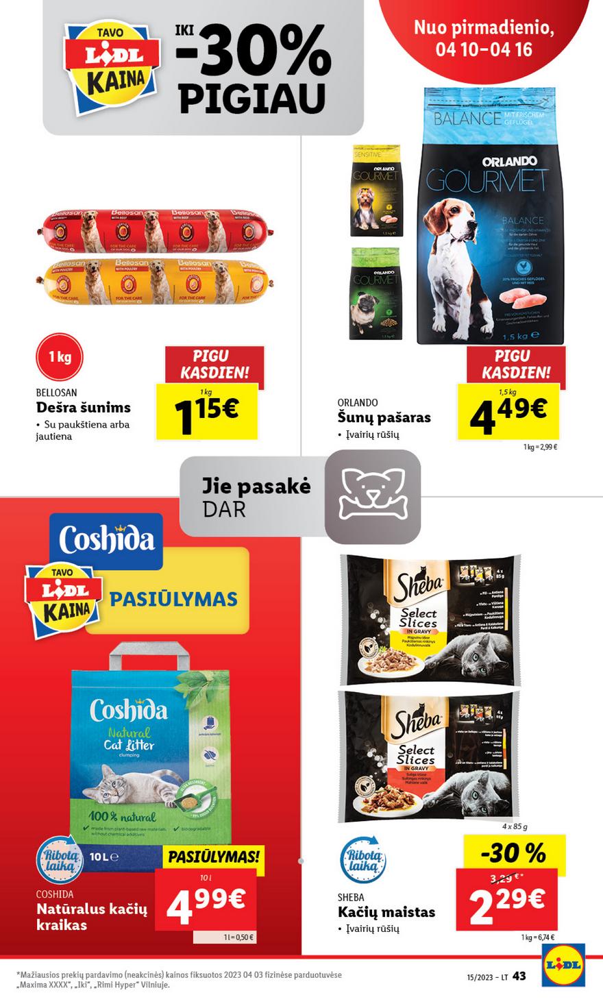 Lidl pasiūlymai akcijos nuo 
  2023-04-10 iki 
  2023-04-16 | Leidinukas.lt puslapis 43