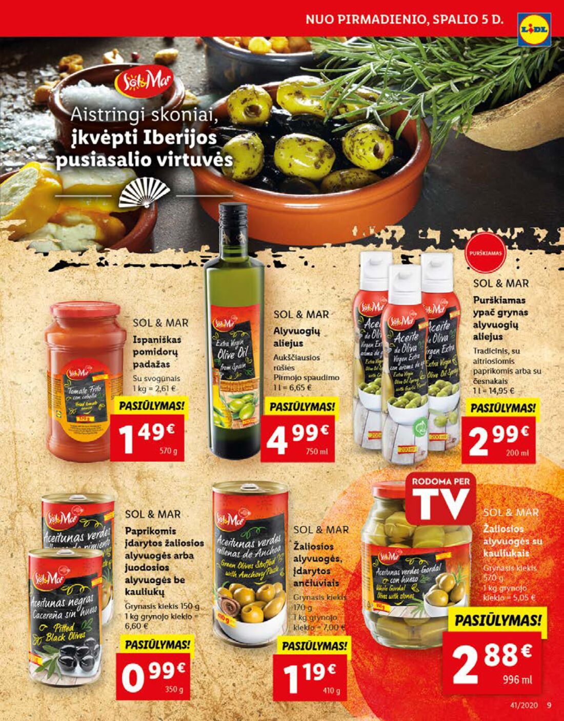 Lidl savaitinis leidinys akcijos nuo 
  2020-10-05 iki 
  2020-10-11 | Leidinukas.lt puslapis 9