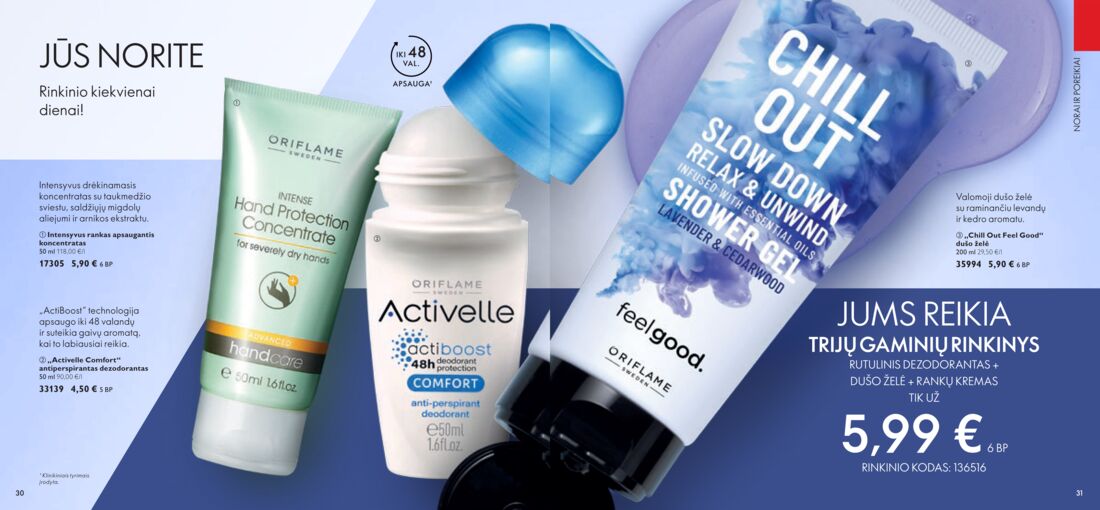 Oriflame katalogas akcijos nuo 
  2020-10-01 iki 
  2020-10-31 | Leidinukas.lt puslapis 16
