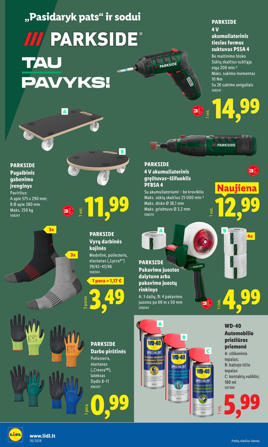 Lidl leidinys akcijos nuo 
  2026-06-22 iki 
  2026-06-28 | Leidinukas.lt puslapis 18