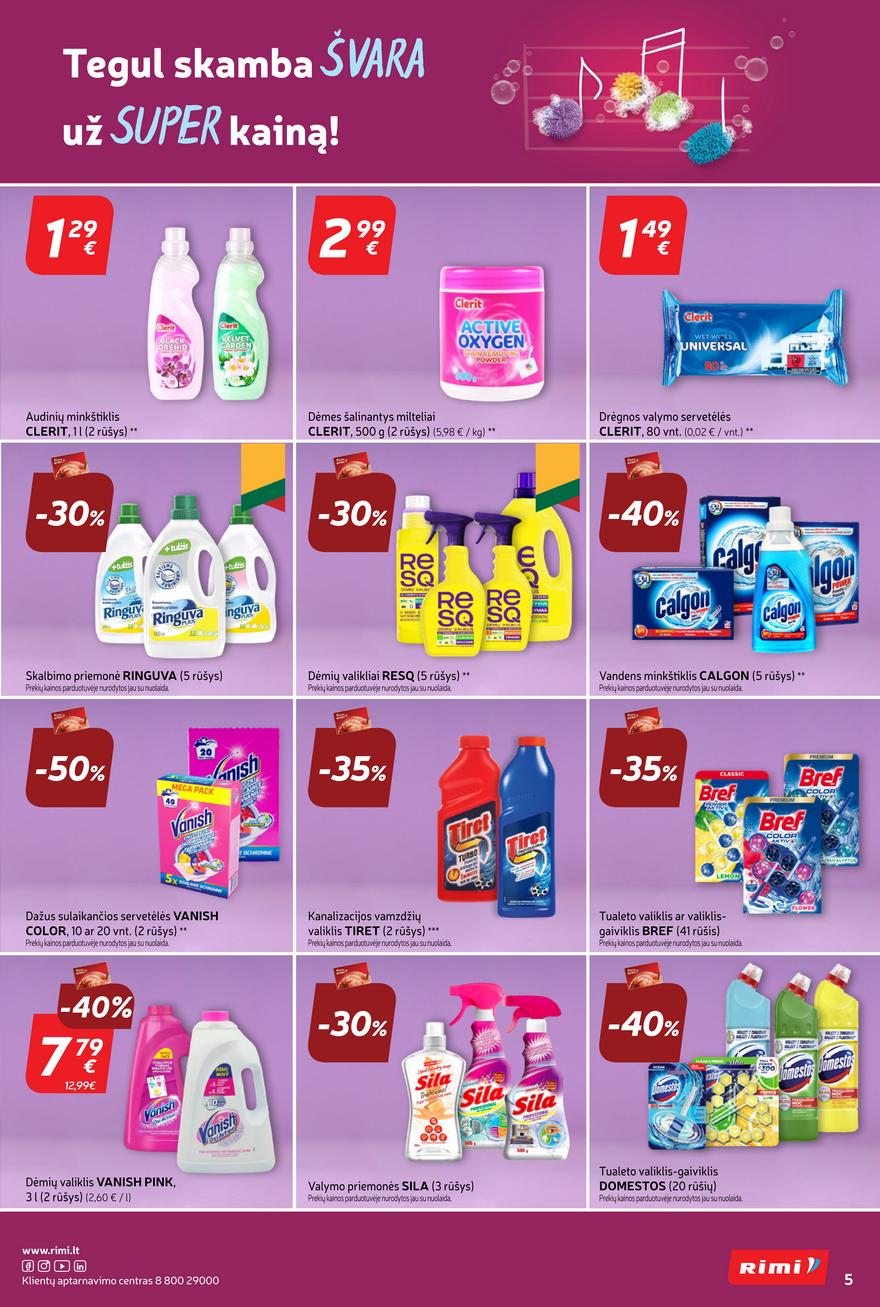 Rimi savaitinis leidinys akcijos nuo 
  2024-03-19 iki 
  2024-03-25 | Leidinukas.lt puslapis 5